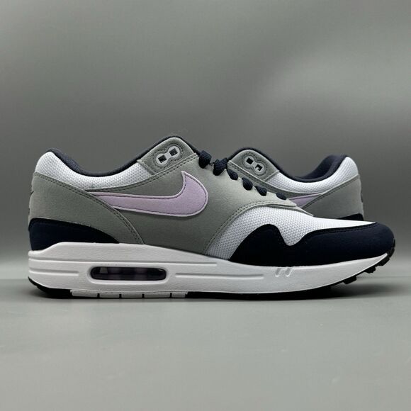 Nike Air Max 1 Football Grey Lilac Men’s Size 9 FD9082 001 Casual Lifestyle Shoe - Picture 7 of 9